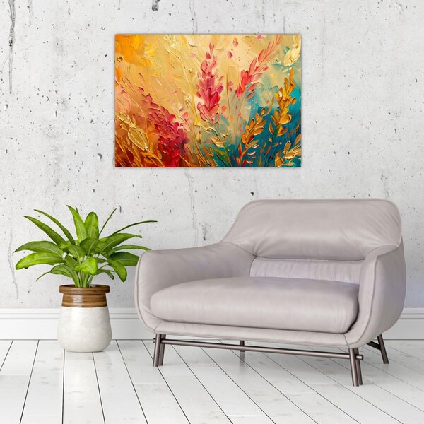 Obraz - Malba pole (70x50 cm)