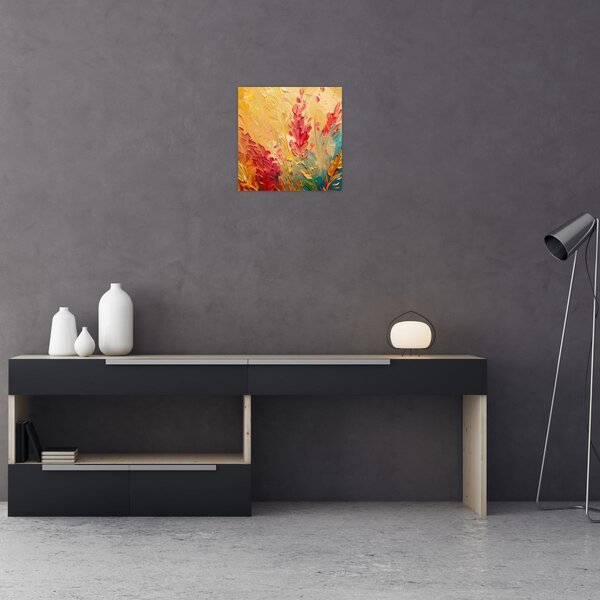 Obraz - Malba pole (30x30 cm)