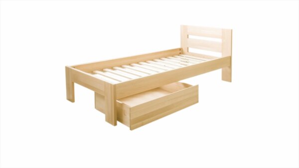 KLASA-NÁBYTEK.cz Úložný prostor pod postel - buk ROZMĚR: (š x h x v): 100 x 67 x 22 cm