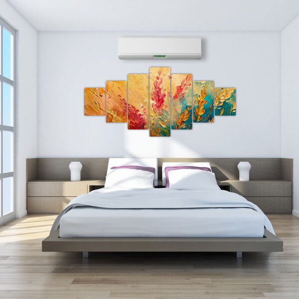 Obraz - Malba pole (210x100 cm)