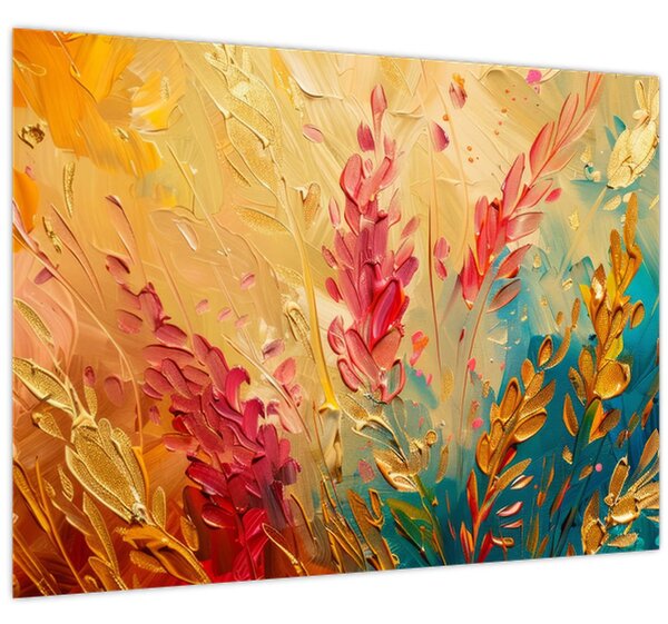 Obraz - Malba pole (70x50 cm)