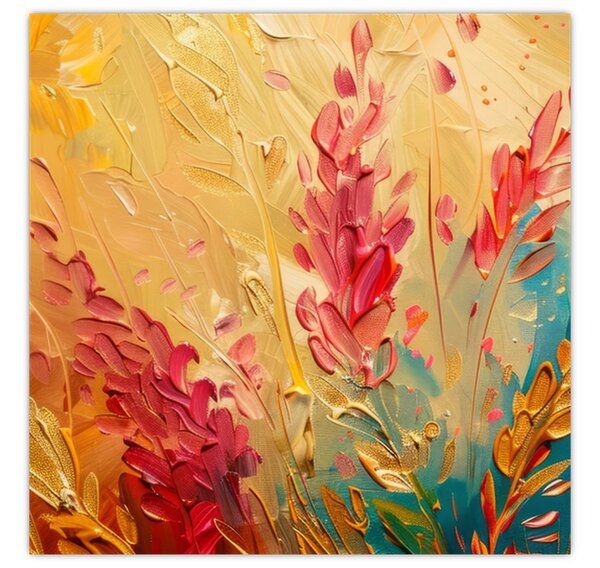 Obraz - Malba pole (30x30 cm)