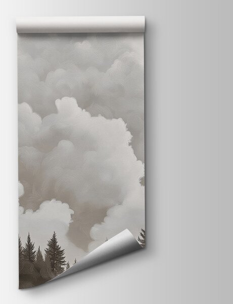 Fototapeta Skupina stromů a mraků, Přírodní fototapety, Populární fototapety, w02411v1 - Tapeko.co.cz