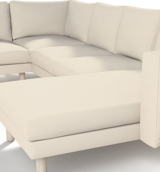 Potah na pohovku IKEA Norsborg rohová, 5-místná se šezlongem barva béžová látka pletený vzor