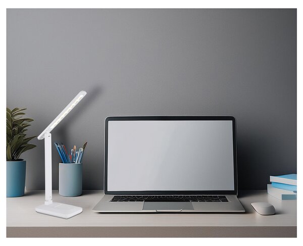 Stolní LED lampa LORNA bílá