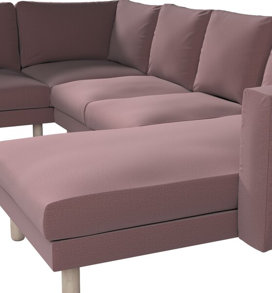 Potah na pohovku IKEA Norsborg rohová, 5-místná se šezlongem barva fialová látka sametová