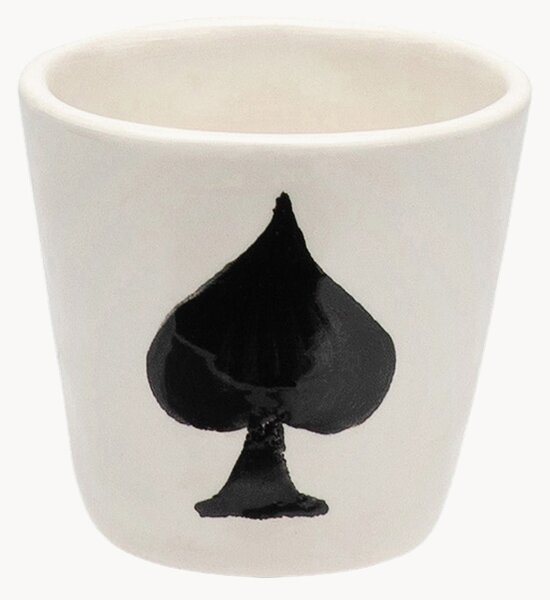 Ručně malovaný hrnek na espresso Ace of Spades