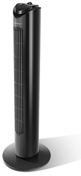 Aigostar - Sloupový ventilátor 45W/230V černá AI0313