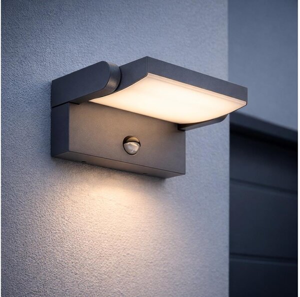 Brilagi-LED Venkovní nástěnné svítidlo se senzorem ANKLE LED/18W/230V 3000K IP65