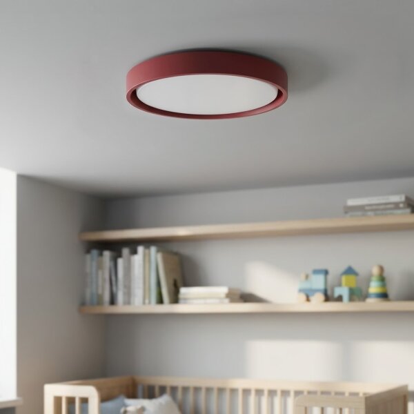 Brilagi -LED Stmív. svítidlo MATTEO LED/48W/230V 3000-6500K pr. 41 cm červená+DO