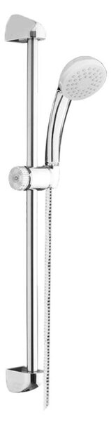 Mereo, Sprchová souprava, jednopolohová sprcha, sprchová hadice, nastavitelný držák, plast/chrom, CB900Y