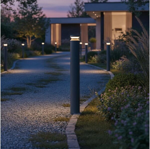 Ideal Lux - LED Venkovní lampa BOEING LED/14W/230V 100 cm IP65 antracit