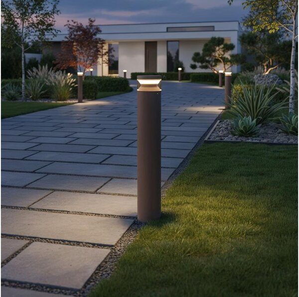 Ideal Lux - LED Venkovní lampa BOEING LED/14W/230V pr. 70 cm IP65 hnědá