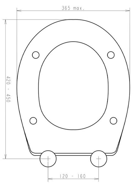 Mereo, WC sedátko pro VSD74, CSS117 (3556)