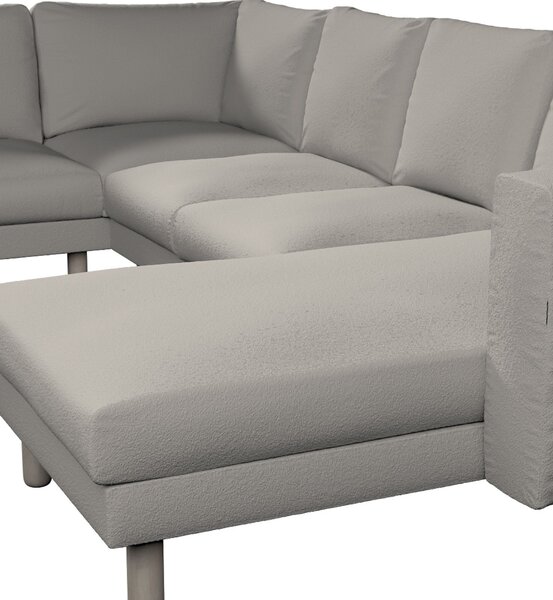 Potah na pohovku IKEA Norsborg rohová, 5-místná se šezlongem barva béžová látka pletený vzor