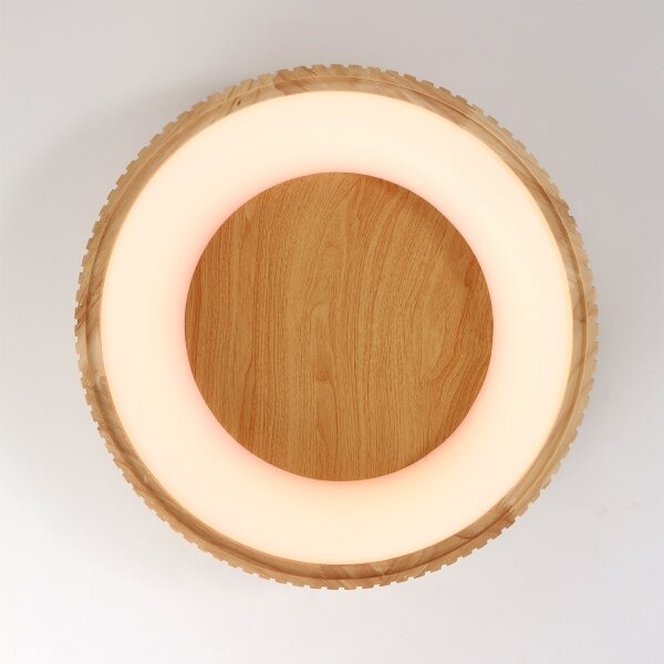 Brilagi - LED Stropní svítidlo FALCON WOOD MODERN LED/30W/230V pr. 45 cm dřevo