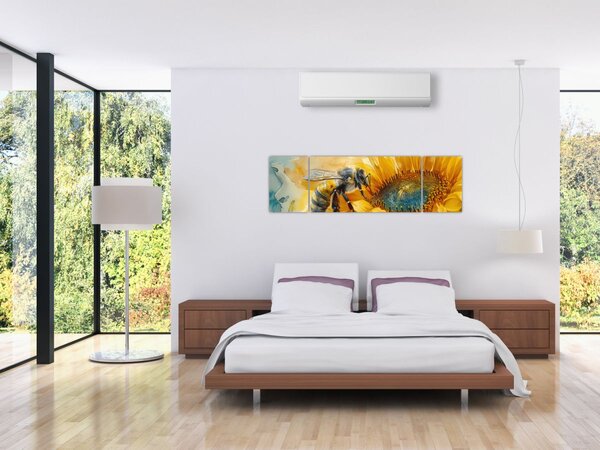 Obraz - Včelka, akvarel (170x50 cm)