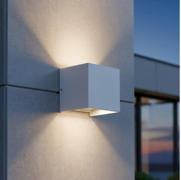 Ideal Lux - LED Venkovní nástěnné svítidlo ATOM LED/12W/230V IP54 bílá