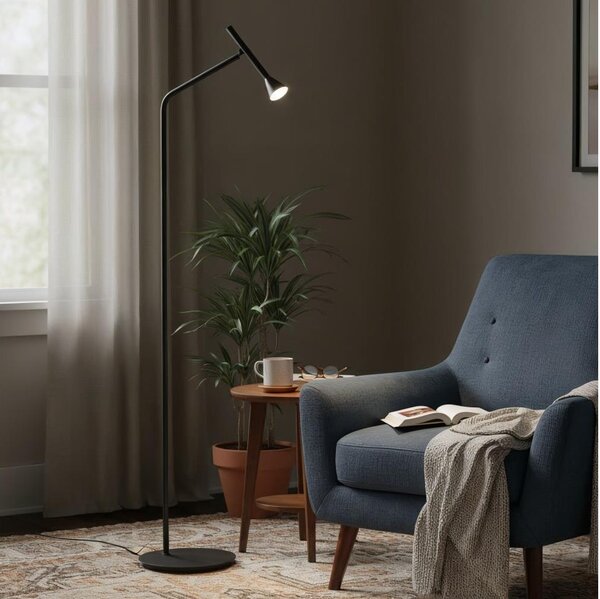 Ideal Lux - LED Stojací lampa DIESIS LED/4,5W/230V CRI 95 černá