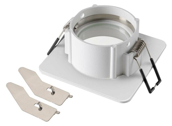 BIG WHITE SLV NEW TRIA 68 kroužek pro vestavbu do stropu, D: 8,2 Š: 8,2 H: 3,4 cm, IP 65, bílá 1007348
