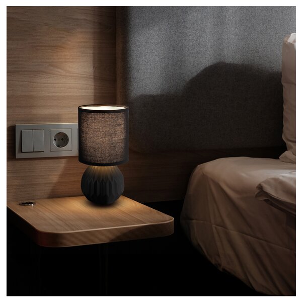 Stolní lampa SYLAS černá