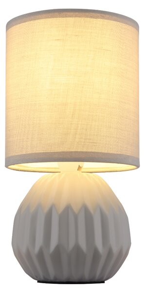 Stolní lampa SYLAS šedá