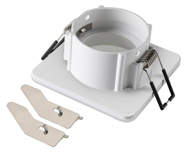 BIG WHITE SLV NEW TRIA 68 kroužek pro vestavbu do stropu, D: 8,3 Š: 8,3 H: 3,55 cm, IP 65, vč. skla, bílá 1007339