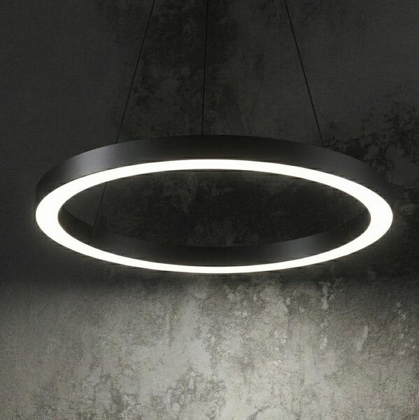 Ideal Lux - LED Lustr na lanku ORACLE LED/33W/230V 3000K pr. 60 cm CRI 90 černá