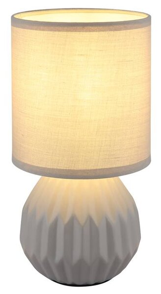 Stolní lampa SYLAS šedá
