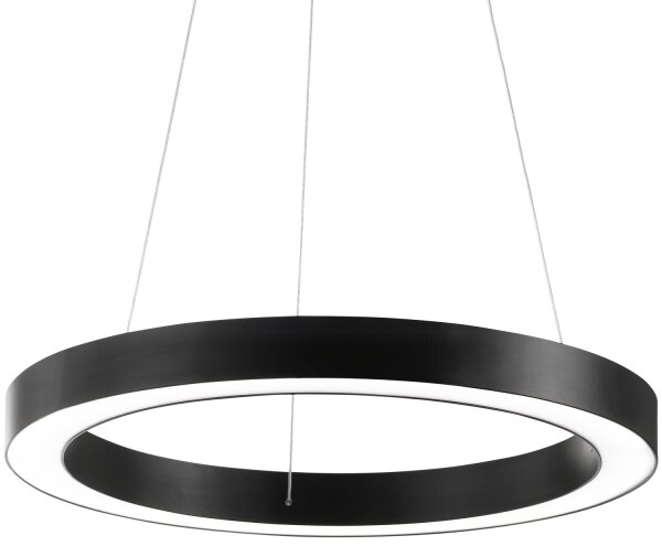 Ideal Lux - LED Lustr na lanku ORACLE LED/35W/230V 3000K pr. 70 cm CRI 90 černá