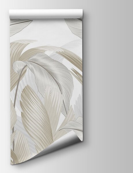 Fototapeta Jemné křivky přírodního designu, Fototapety s palmovými listy, Populární fototapety, w02508v4 - Tapeko.co.cz