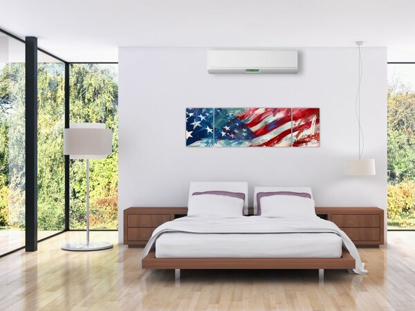 Obraz - Vlajka USA (170x50 cm)