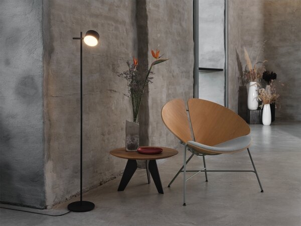 Osram - LED Stmívatelná stojací lampa DECOR KYOTO LED/12W/230V černá