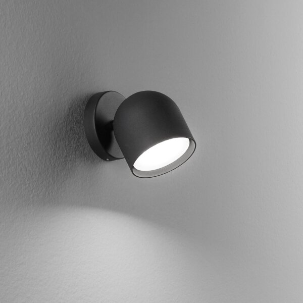 Ideal Lux - LED Nástěnné bodové svítidlo DODO 1xGX53/9W/230V černá