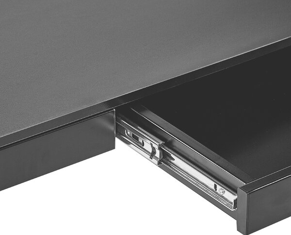 Elektricky výškově nastavitelný pracovní stůl KENLY Černá 120 cm 60 cm s USB portem