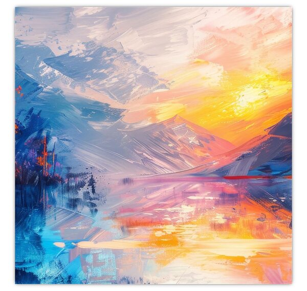 Obraz - Malba krajiny (30x30 cm)