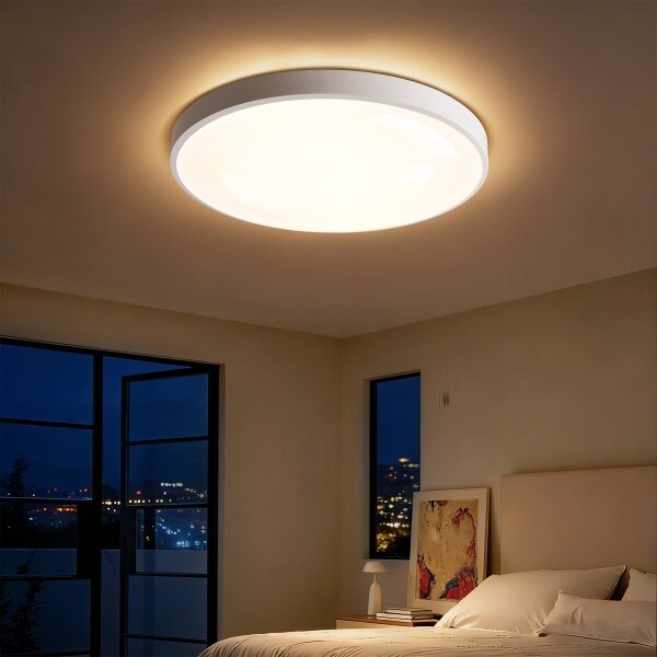 Brilagi - LED Stmívat. svítidlo GLASS POOL DOUBLE LED/60W/230V 50 cm bílá + DO