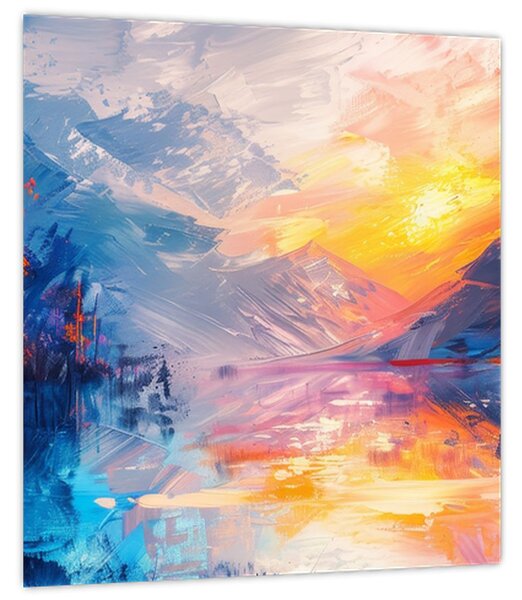 Obraz - Malba krajiny (30x30 cm)