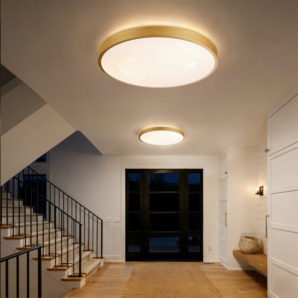 Brilagi - LED Stmívat. svítidlo GLASS POOL DOUBLE LED/80W/230V 60 cm zlatá + DO