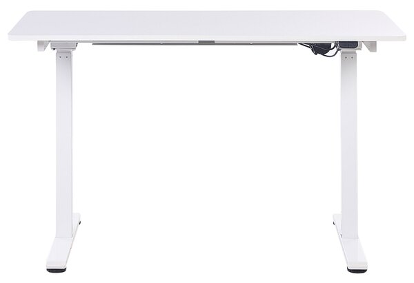 Elektricky výškově nastavitelný pracovní stůl GRIFTON Bílá 120 cm 60 cm