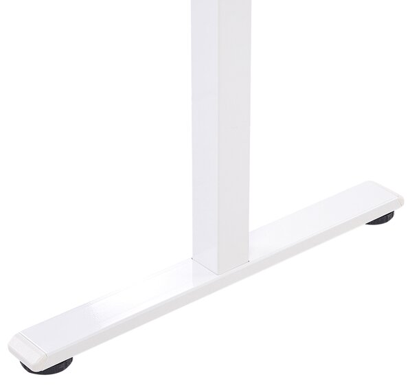 Elektricky výškově nastavitelný pracovní stůl GRIFTON Bílá 120 cm 60 cm