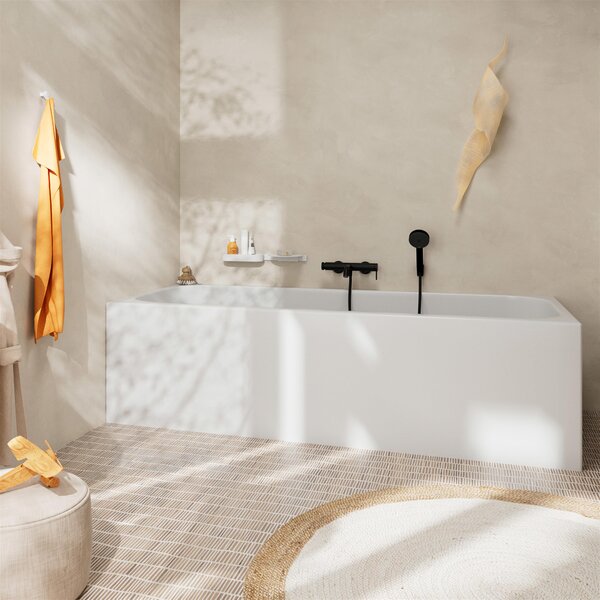 Hansgrohe Tecturis S vanová baterie na stěnu černá 73422670