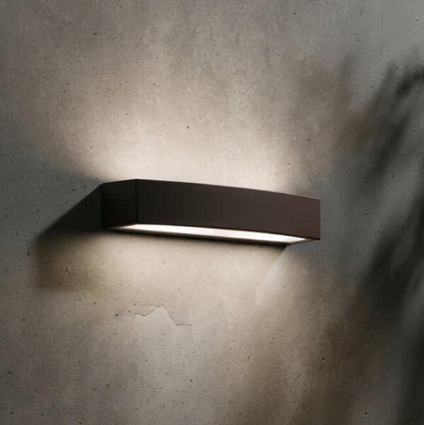 Ideal Lux - Venkovní nástěnné svítidlo ANDROMEDA 2xE27/60W/230V IP55 hnědá