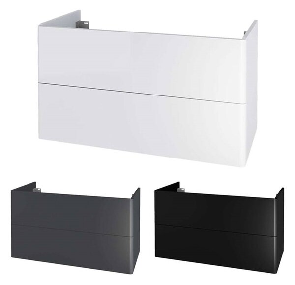 Mereo, Siena, koupelnová skříňka 100 cm, bílá, antracit, černá , multicolor - RAL lesk nebo RAL mat, CN412S