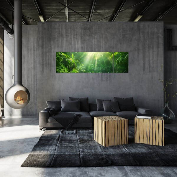 Obraz - Deštný prales (170x50 cm)