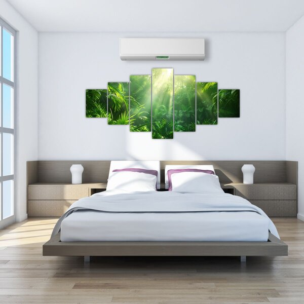 Obraz - Deštný prales (210x100 cm)