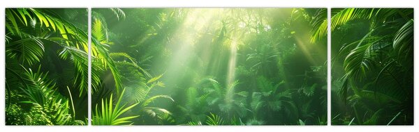 Obraz - Deštný prales (170x50 cm)