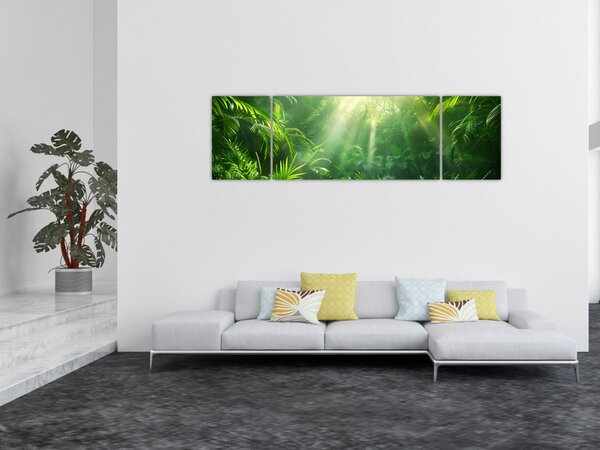Obraz - Deštný prales (170x50 cm)