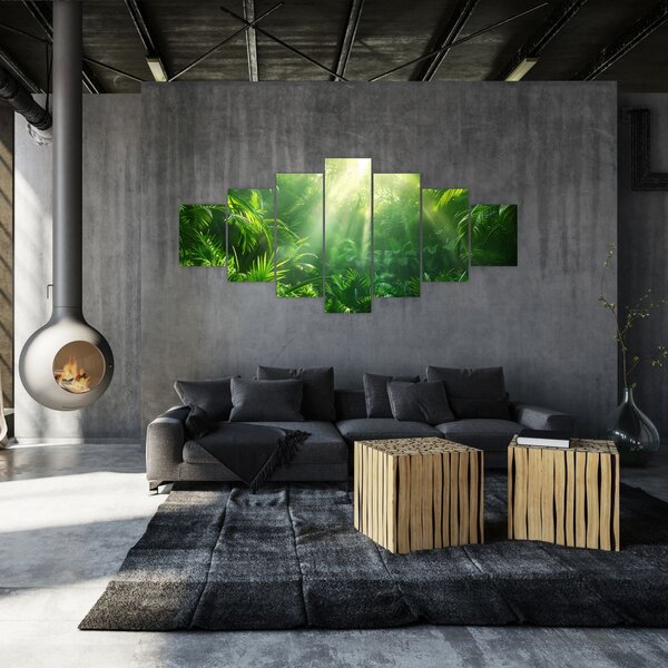 Obraz - Deštný prales (210x100 cm)