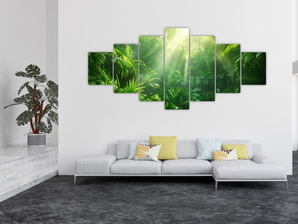 Obraz - Deštný prales (210x100 cm)
